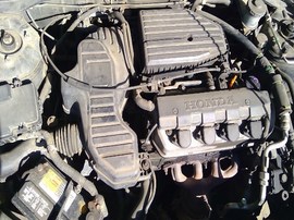 2001 HONDA CIVIC. BLACK,DX MODEL,1.7L, MT,  A25196